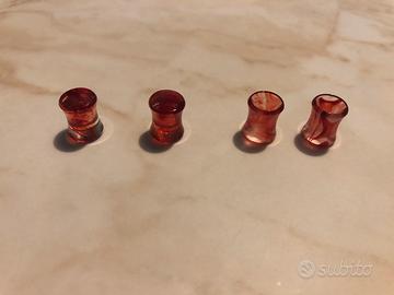 2 paia di Piercing Dilatotori 8 mm