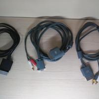 Blocco 3 Cavi per videogioco XBOX 360.