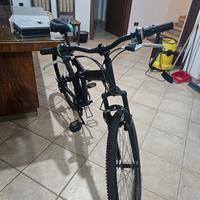 Bici mountain bike pieghevole 7x3 marce