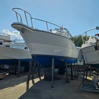 Barca a motore linea d'asse