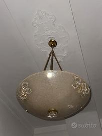 Lampadario in vetro