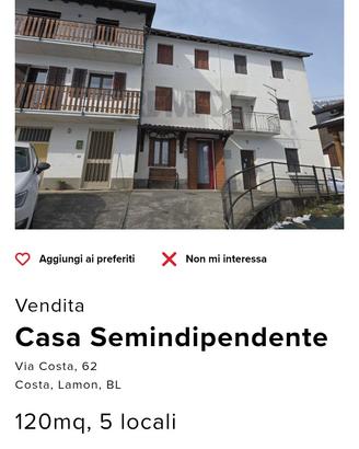 casa di montagna con vista panoramica 