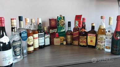 collezione bottiglie superalcolici 