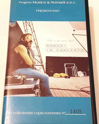Concerti originali in VHS Nomadi, Mina, e altro.. 