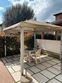 Gazebo bianco 3x3 mt