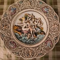 ceramica di Capodimonte piatto