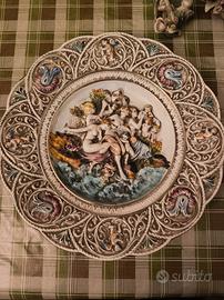 ceramica di Capodimonte piatto