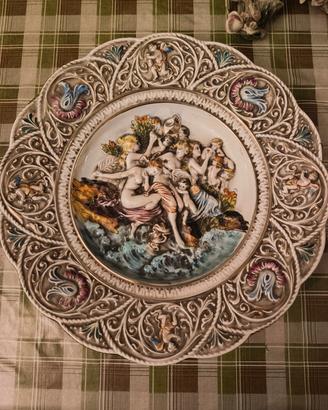 ceramica di Capodimonte piatto