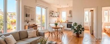 Trilocale con BALCONE- OSTIENSE