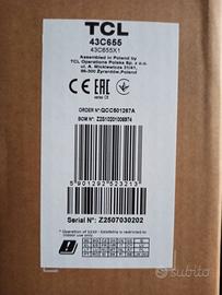 Tv TCL 43 pollici QLED come nuovo
