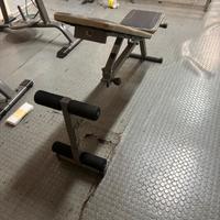 Panca palestra pieghevole