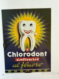 Insegna smalata chlorodont dentifricio
