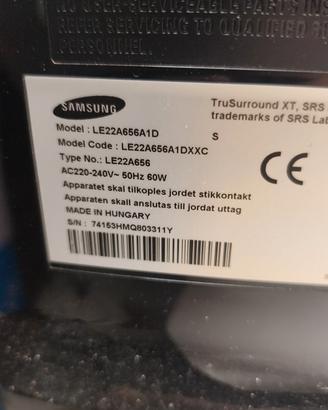 monitor samsung 22 pollici