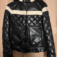 Moncler Grenoble donna nero con banda bianca