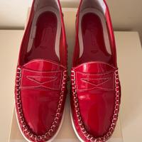 Melluso-mocassini n38 vernice rossa