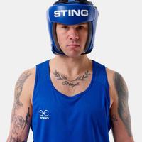 Caschetto da competizione STING Blu