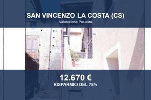 Immobile in asta di 121 m² a San Vincenzo la Costa