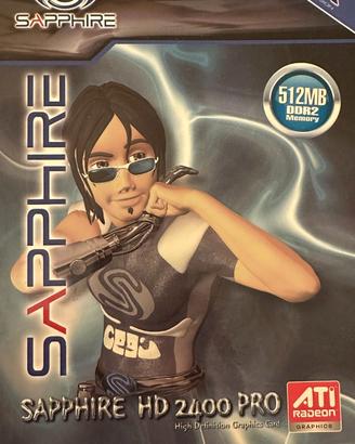 Scheda Video Sapphire Radeon HD 2400 Pro 512MB AGP