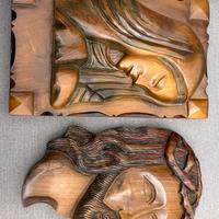 Coppia Bassorilievi Sacri