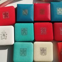 10 astucci per monete vaticano vuoti