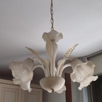 Lampadario e due abat jour