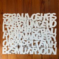 Portariviste o libri ABC Bonami in metallo bianco