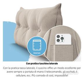 Cuscino per testiera letto matrimoniale