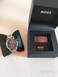Orologio Hugo Boss Unisex Color Argento-Rosa
