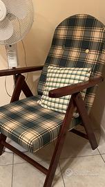 Poltrona Relax Pieghevole in Legno