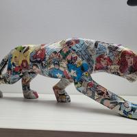 statuetta pantera pop art marvel