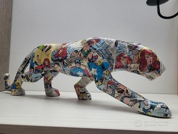 statuetta pantera pop art marvel