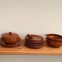 Set piatti di terracotta