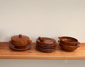 Set piatti di terracotta