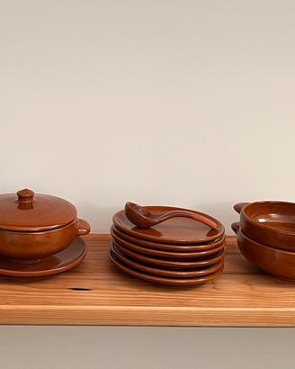 Set piatti di terracotta