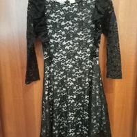 Vestito in pizzo nero Zuiki