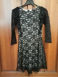 Vestito in pizzo nero Zuiki