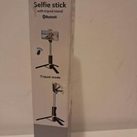 Selfie stick Bluetooth con treppiede + telecomando