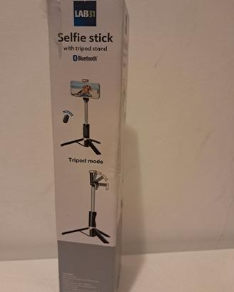 Selfie stick Bluetooth con treppiede + telecomando