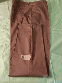 Pantaloni donna marrone tg 46 comodi