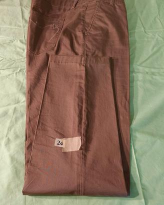 Pantaloni donna marrone tg 46 comodi