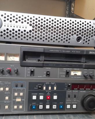 Stock Video Sony Betacam SP -registratori e lettor
