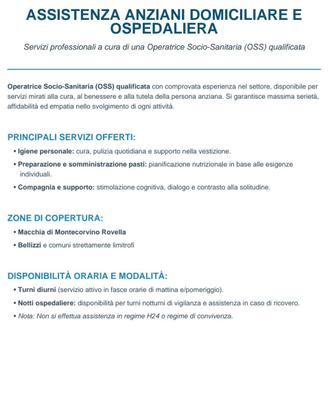 Operatrice  Socio Sanitaria