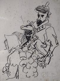 Quadro Bernardino Palazzi Mamuthones 