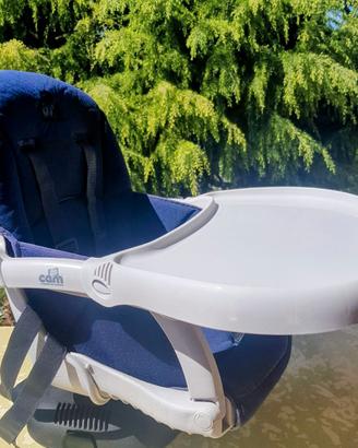 Seggiolino pappa con vassoio e rialzo CAM