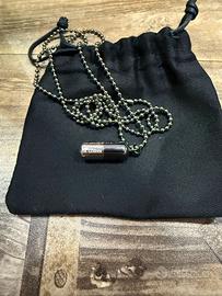 Ciondolo a forma di capsula Jil Sander