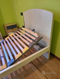 Rete a Doghe Ergonomica Reclinabile + Materasso