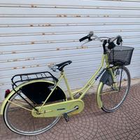 Bicicletta mass class giallo tenue