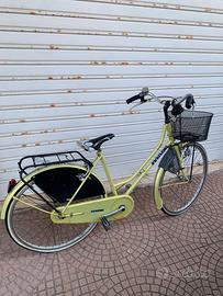 Bicicletta mass class giallo tenue