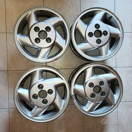 4 CERCHI IN LEGA FORD RS 4X108 R14 SIERRA ESCORT