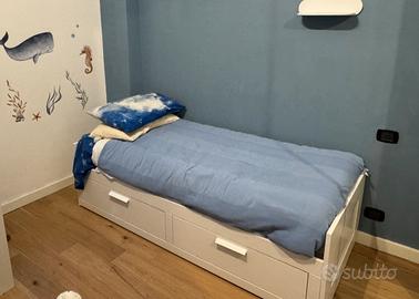 Letto con cassettone (materassi inclusi)